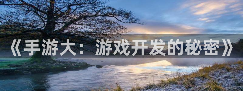 三牛娱乐测速系统官网：《手游大：游戏开发的秘密》